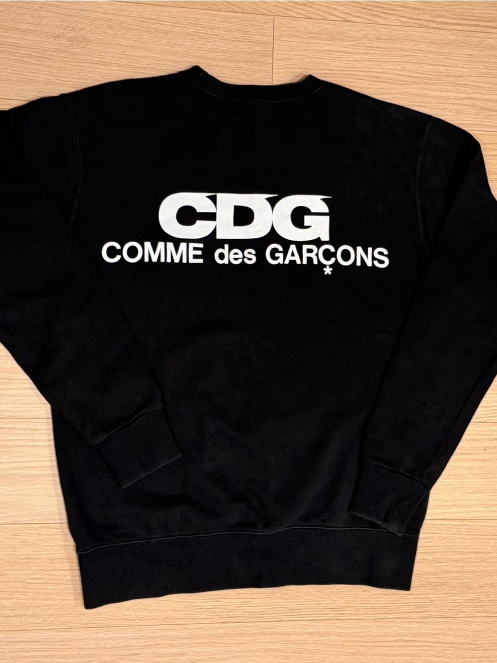 Comme des Garçons CDG Black and White Logo Sweatshirt